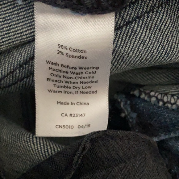 Talbots Flawless Five Pocket straight jeans Size 8’ - Picture 10 of 10